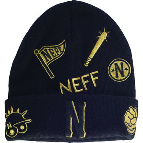 Neff Sportmanship Men's Beanie Hats (New - Flash Sale)
