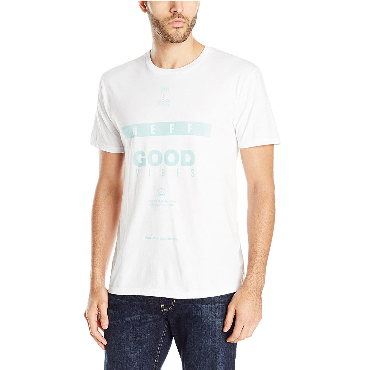 Neff Good Vibes Men's Short-Sleeve Shirts - White