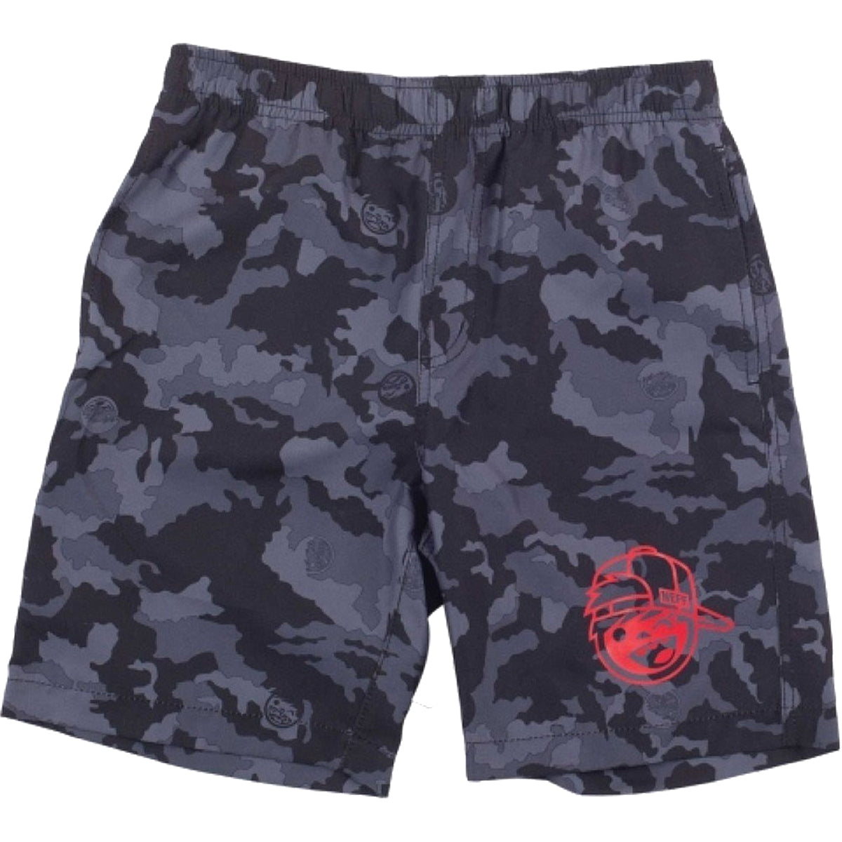 Neff Razer Hot Tub Youth Boys Boardshort Shorts - Black Camo