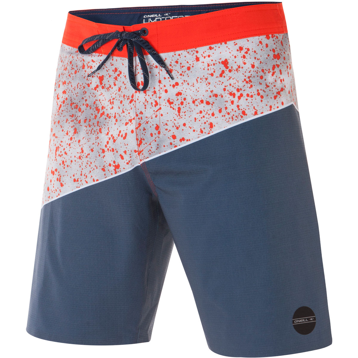 O'Neill Side Wave Men's Boardshort Shorts - Neon Red