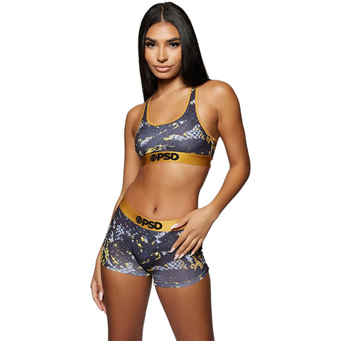 PSD Golden Scales Sports Bra Women's Top Underwear (Refurbished)
