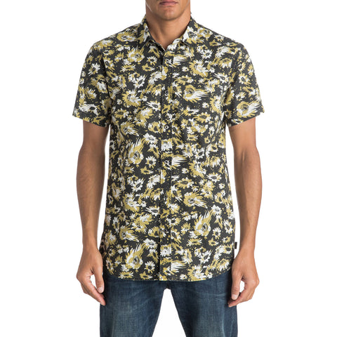 Quiksilver Drop Out Men's Button Up Short-Sleeve Shirts (Brand New)