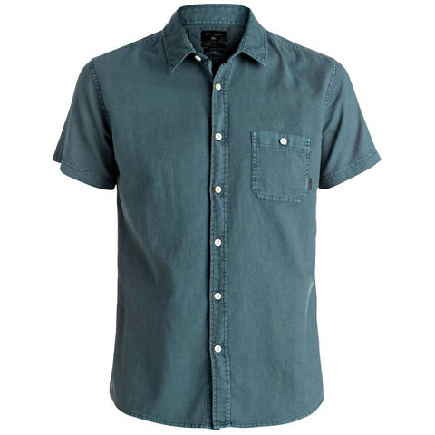 Quiksilver Timebox Men's Button Up Short-Sleeve Shirts (Brand New)