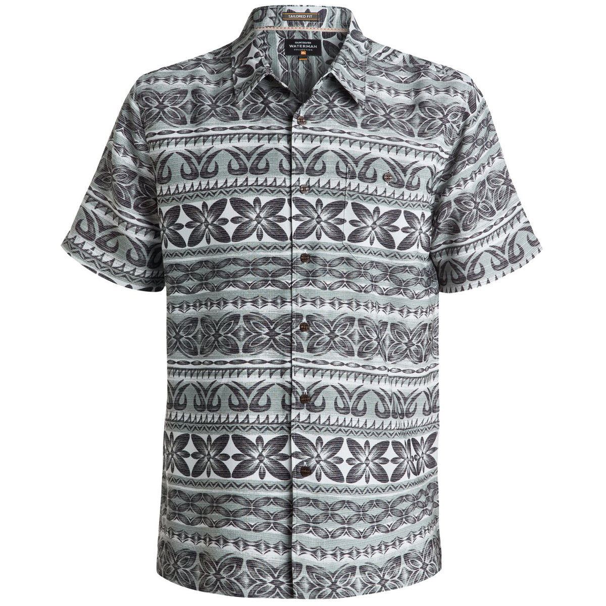 Quiksilver Waterman Lono Men's Button Up Short-Sleeve Shirts - Highrise