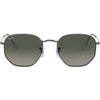 Ray-Ban Hexagonal Flat Lenses Adult Lifestyle Sunglasses (Refurbished, Without Tags)