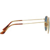 Ray-Ban Round Titanium Adult Aviator Polarized Sunglasses (Refurbished, Without Tags)