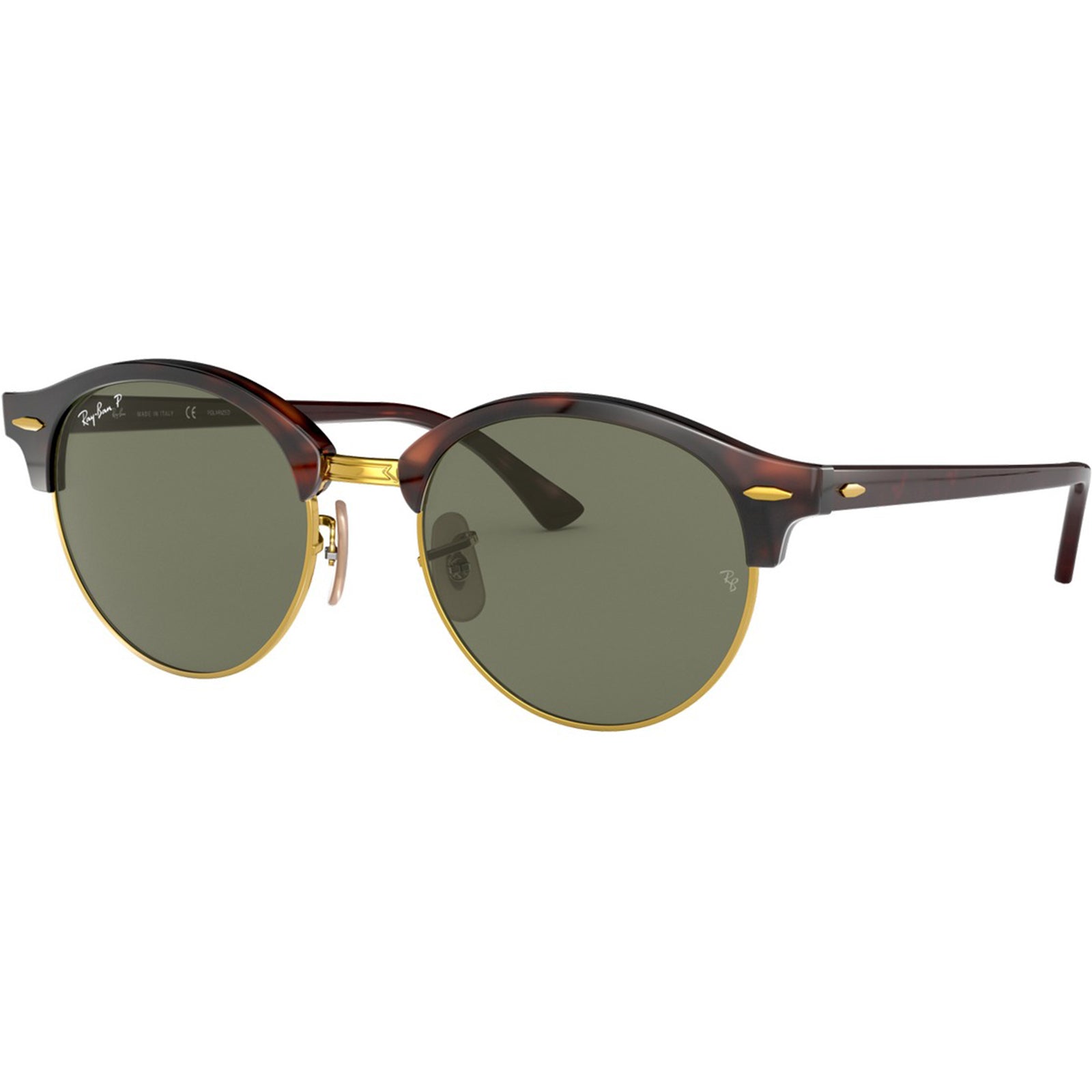 Ray-Ban Clubround Adult Lifestyle Polarized Sunglasses-0RB4246