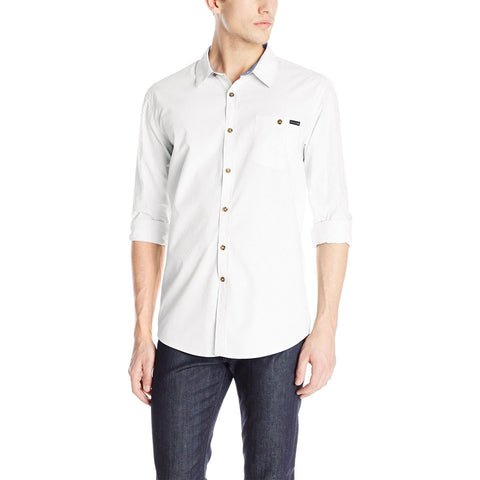 Rusty Sonar Collar Men's Button Up Long-Sleeve Shirts (Brand New)