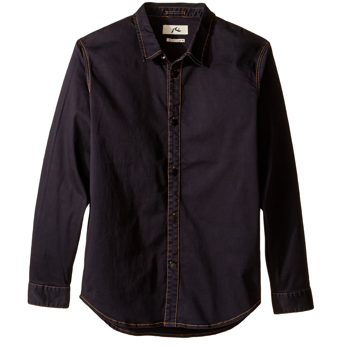 Rusty Black Jack Men's Button Up Long-Sleeve Shirts - Black Jack