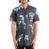 Rusty Melodious Men's Button Up Short-Sleeve Shirts (Brand New)