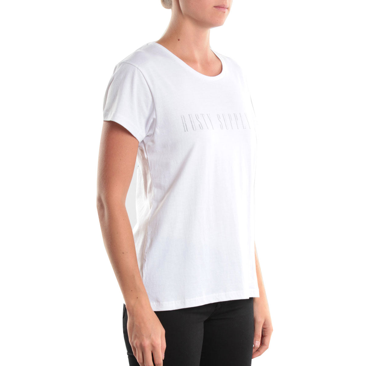 Rusty Wings Women's Short-Sleeve Shirts - White