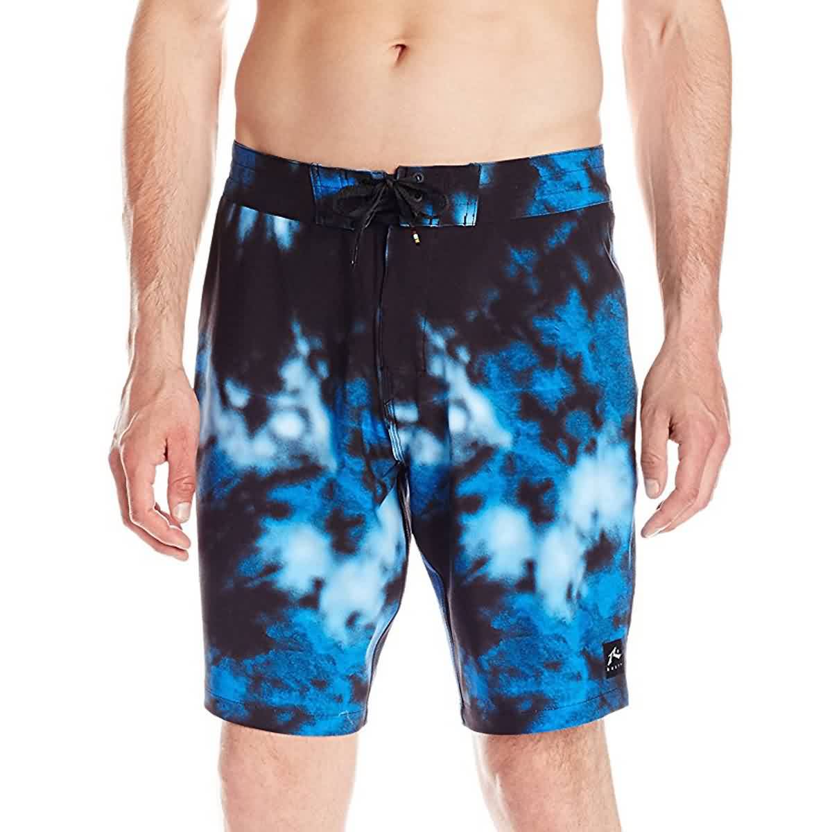 Rusty Solvent Men's Boardshort Shorts - Light Blue Lagoon