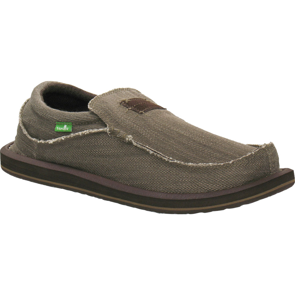 Sanuk Donna ST Hemp Sidewalk Surfers Women's Shoes Footwear - Grey / 11