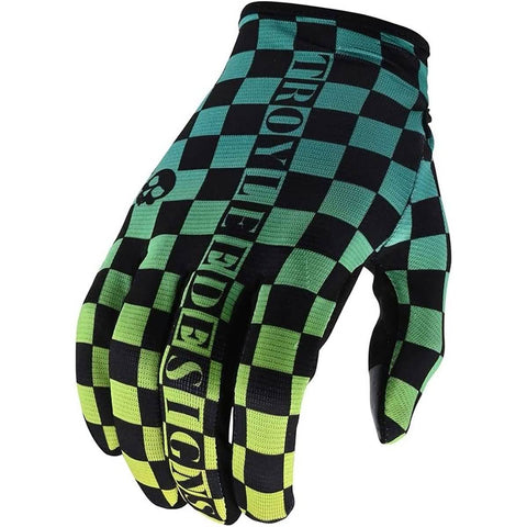 Troy Lee Designs Flowline Checkers Men's Off-Road Gloves (Brand New)