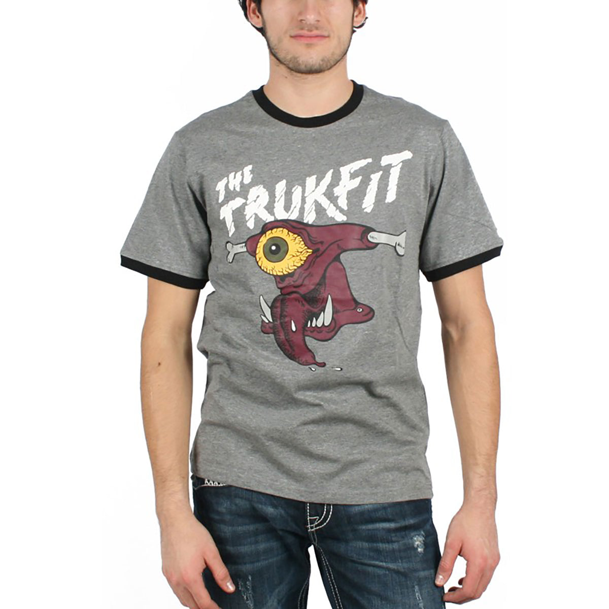 Trukfit Monster Ringer Men's Short Sleeve Shirts-T1210T11