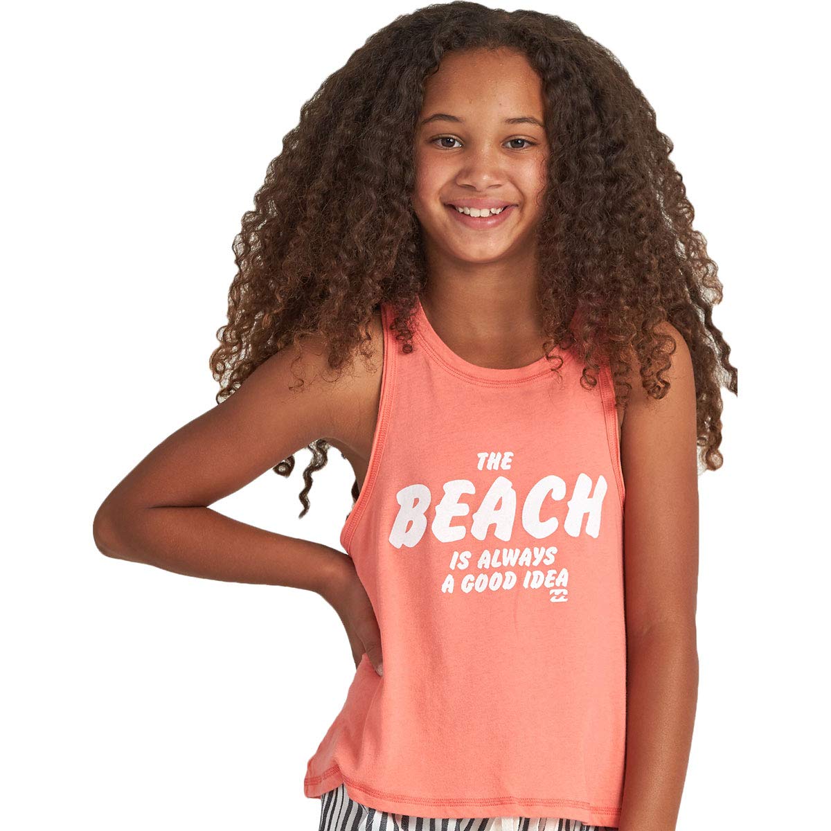 Billabong Beach Idea Youth Girls Tank Shirts-G4261BBE