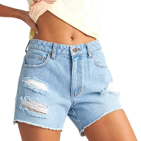 Billabong How Bout That Indigo Women's Denim Shorts (Brand New)