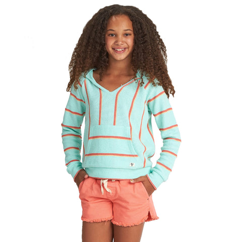 Billabong Sandy Stripes Youth Girls Hoody Pullover Sweatshirts (Brand New)