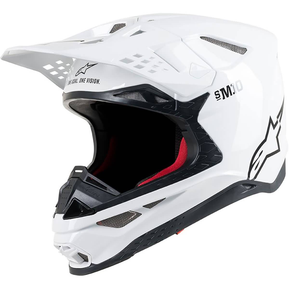 Alpinestars Supertech M10 Solid Adult Off-Road Helmets-0110