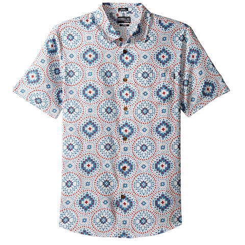 O'Neill Abro-Geo Men's Button Up Short-Sleeve Shirts (Brand New)
